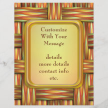 Woven Fire Custom Flyer