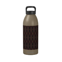 Woven Rainbow Diamonds Water Bottle
