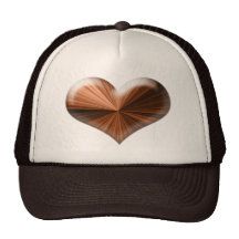 Wow 3D Heart for Romantics! Mesh Hat
