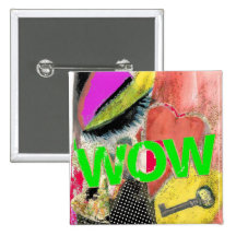 WOW DIGITAL ART PIN