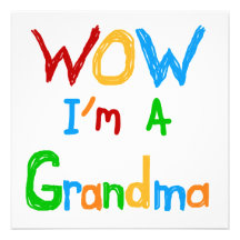 WOW I'm a Grandma T-shirts and Gifts Invitation