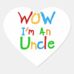 WOW I'm an Uncle T-shirts and GIfts Sticker