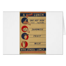 WPA - A Good Lunch Card
