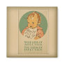 WPA Don't Kiss Me! baby magnet