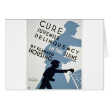 WPA - Juvenile Delinquency Greeting Cards