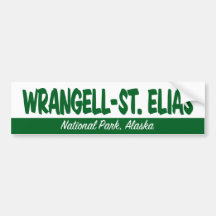 Wrangell-St. Elias National Park Bumper Sticker