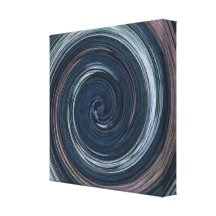 Wrapped Canvas Print, Giant Blue Spin