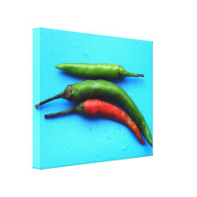 Wrapped Canvas Print, Peppers