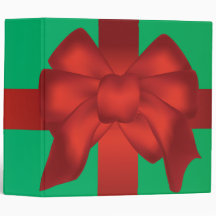 wrapped for christmas notebook 3 ring binder
