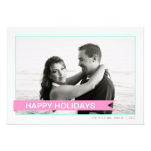 Wrapped Happy Holiday Custom Invitation