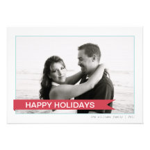 Wrapped Happy Holiday Personalized Invitation