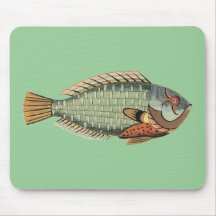 Wrasse Fish Mouse Pad