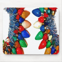 WREATH OF LIGHTS BY LIZ LOZ MOUSEPADS