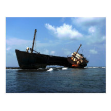 Wreck of the "Cavalier" E Coco Banderos, Panama Postcards