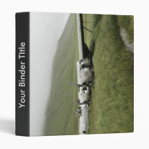 Wreckage of World War II aircraft on Atka Island. Vinyl Binder