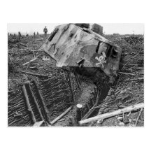 Wrecked Panzer Postcards