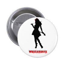 Wreckhouse Devil Girl Button