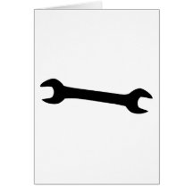 Wrench Greeting Cards