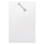 Wrench. Grey and Black. Spanner. Customized Stationery