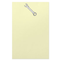 Wrench. Grey and Black. Spanner. Stationery