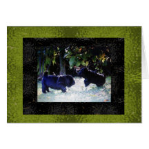Wrestle Mania Greeting Card