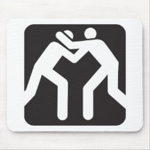 Wrestlers Icon Mousepad