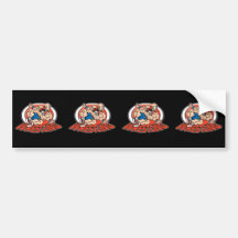 Wrestling Choke Hold Bumper Sticker