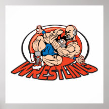 Wrestling Choke Hold Posters