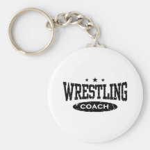 Wrestling Coach Key Chains