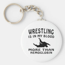 Wrestling Design Key Chains