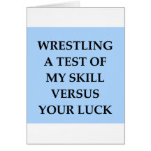 wrestling greeting cards