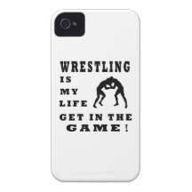 Wrestling Is My Life iPhone 4 Case-Mate Cases