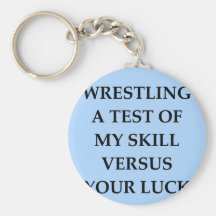 wrestling keychain