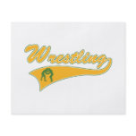 wrestling logo flyer