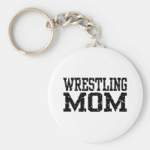Wrestling Mom Keychain