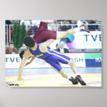 wrestling print
