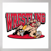 Wrestling Takedown Posters