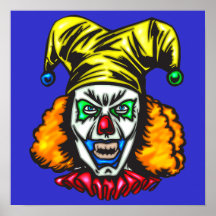 Wretched Evil Clown Print