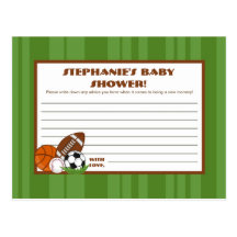 Writable Advice Card All-Star Green Post Card