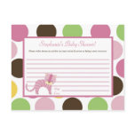 Writable Advice Card Jungle Queen Tiger Safari Zoo