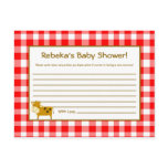 Writable Advice Card Red Barn Farm Animals