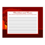 Writable Advice Card Red Sunset in Africa Postcards