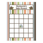 Writable Bingo Card Laguna Beach Turtle Frog Pond Postcard