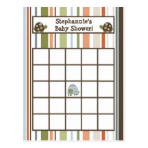 Writable Bingo Card Laguna Beach Turtle Frog Pond Postcard