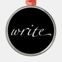 Write Christmas Ornament
