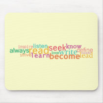 Write, Define, Inspire Mousepad