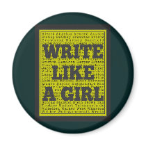 Write Like a Girl Charcoal