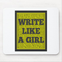 Write Like a Girl Charcoal