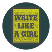 Write Like a Girl Charcoal