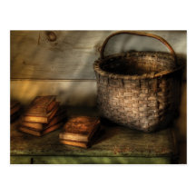 Writer - A Basket and some Books Post Cards
